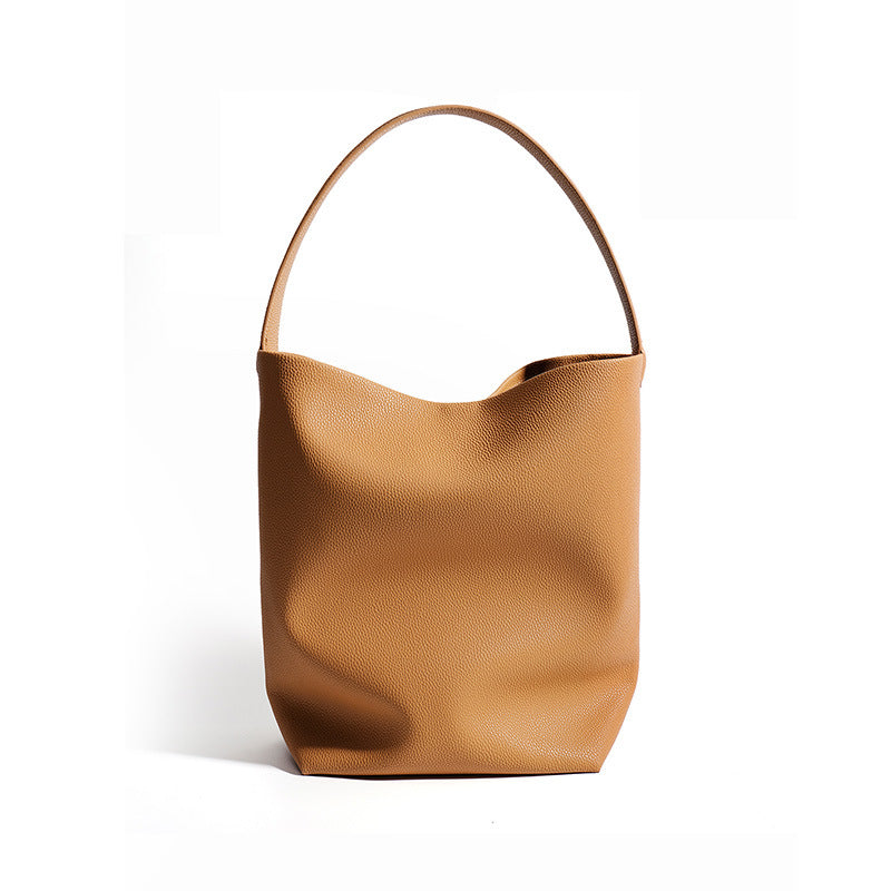 Bucket Bag Women Commuter Large Capacity Simple Fashion Shoulder Underarm Bag