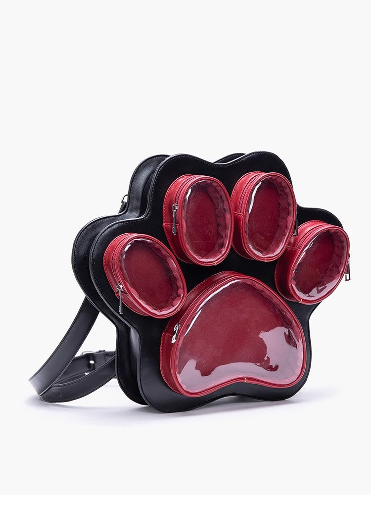 2025 New Multi-layer Cat Paw Japanese Cute Ladies' Bag