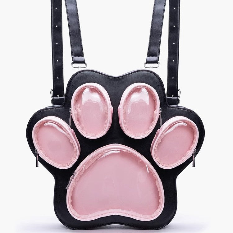 2025 New Multi-layer Cat Paw Japanese Cute Ladies' Bag