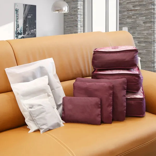 9Pcs/Set Clothes Storage Bags Water-Resistant Travel Luggage Organizer Clothing Packing Cubes For Blouse Hosiery Stocking Underwear