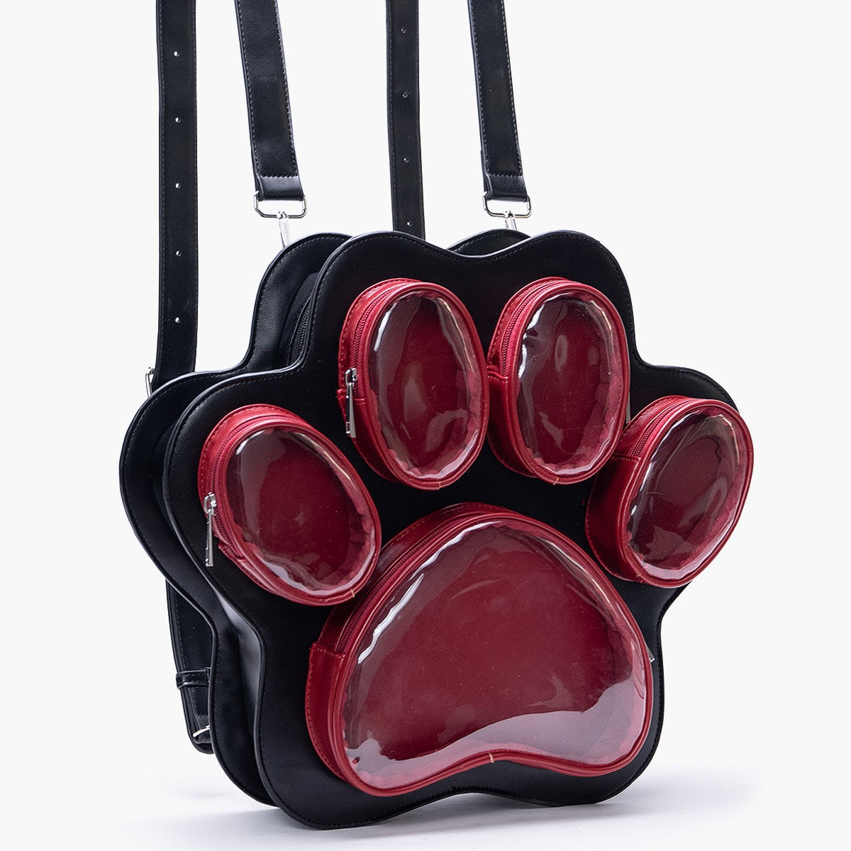2025 New Multi-layer Cat Paw Japanese Cute Ladies' Bag